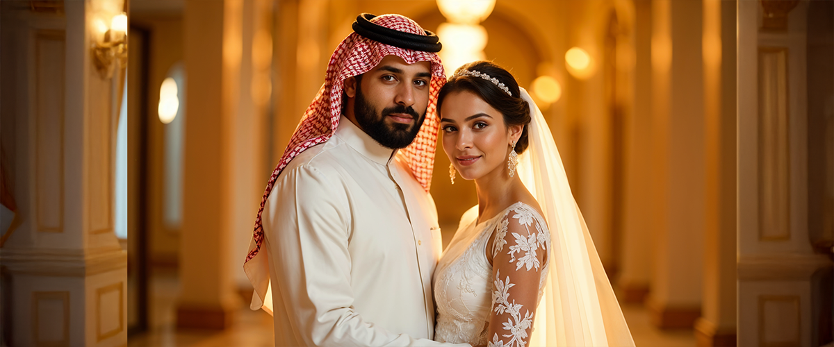 عالم زفاف دائري المتزلج