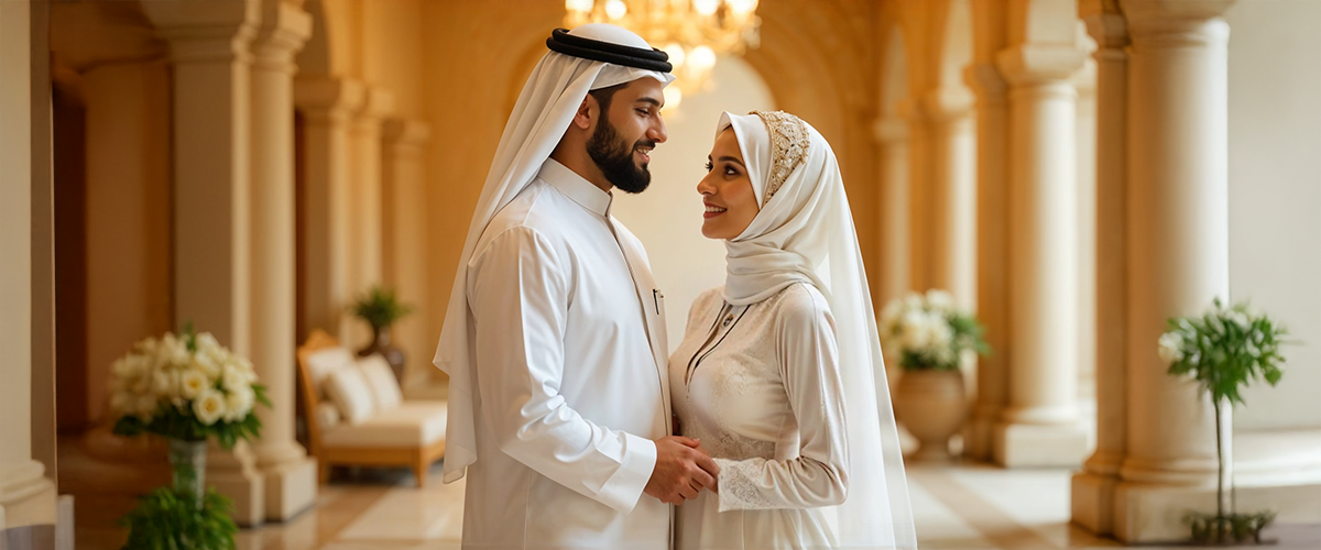 عالم زفاف دائري المتزلج